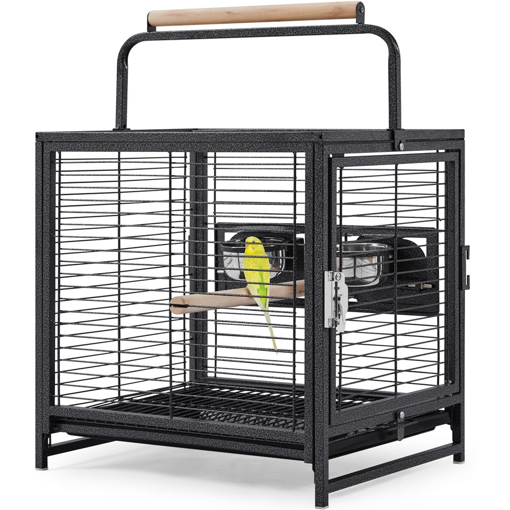 Costoffs Bird Cage Carrier With Seed Guard Litter Tray