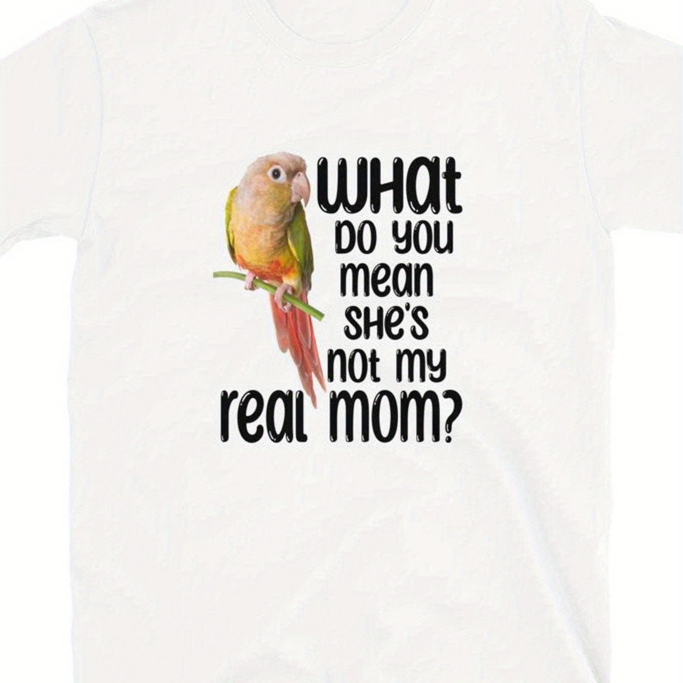 Green Cheek Conure Mom T-Shirt Funny Gift for Her