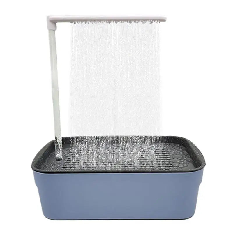 Bird Bath Shower Tub Pet Circulating Water Bath USB Electric Large Bird Bathtub Shower Fountain for Parakeet Cockatoo Parrot
