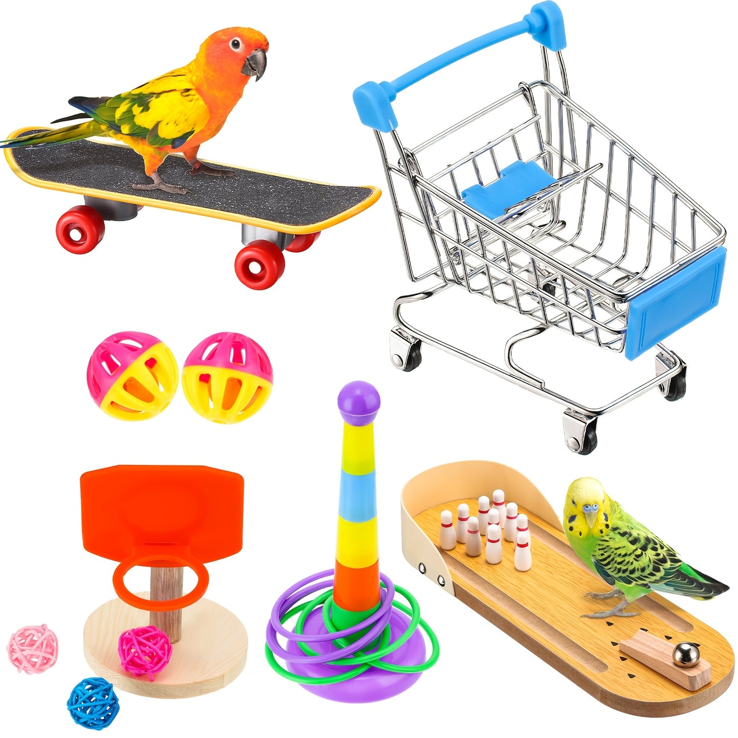 OUTUS Parrot Training Toy For Smart Bird Play Games
