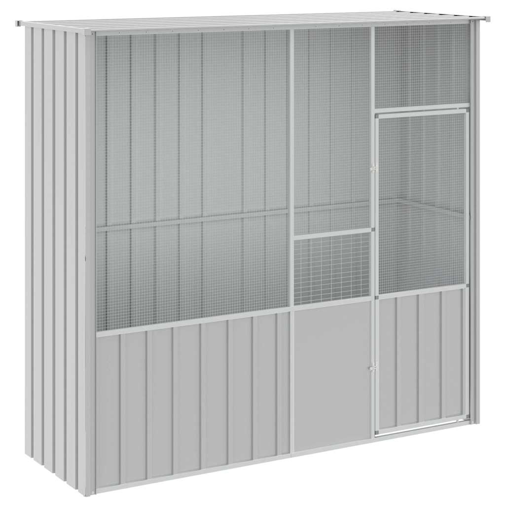 Large Outdoor Bird Cage Aviary for Parrots Made of Galvanized Steel