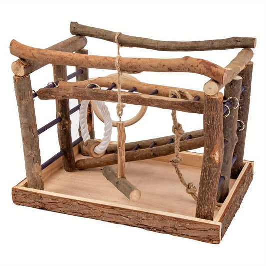 Natural Habitat Bird Playground With Engaging Center