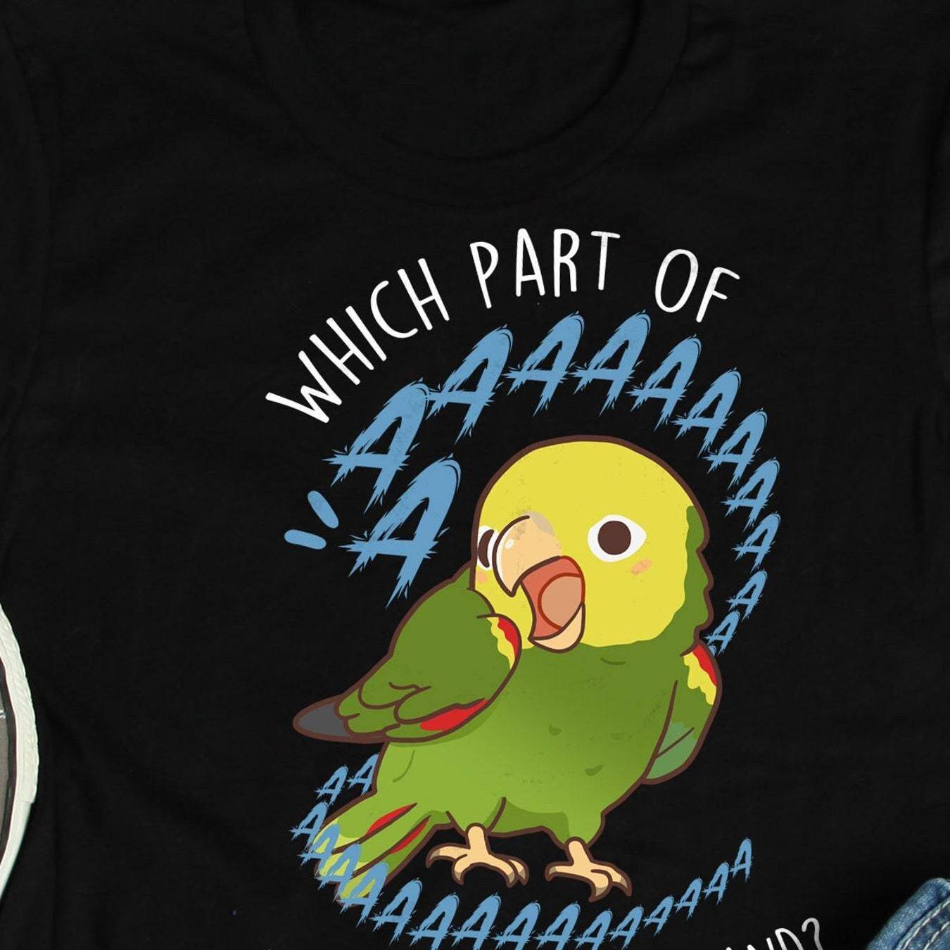 Double Yellow-Headed Amazon Parrot Shirt for Parrot Lovers