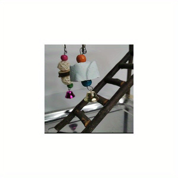 Parrots Playstand Bird Play Gym Stainless Steel and Wood Exercise Activity Center with Swings Ladders Chewing Toys Feeding Cups and Perch Stand for Conure Cockatiel Lovebirds Interactive Bird Playground for Mental and Physical Stimulation