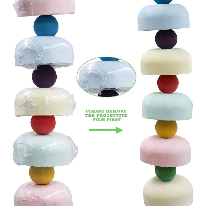 Bird Beak Grinding Toys Beads Bells For Parrots Foraging