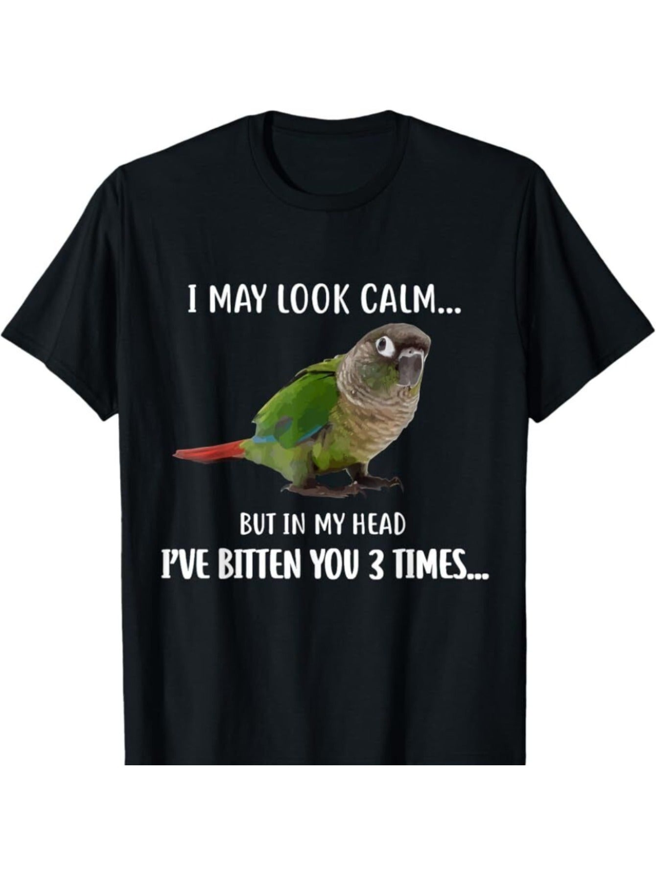 Green Cheek Conure Graphic T-Shirt for All Seasons Casual Wear