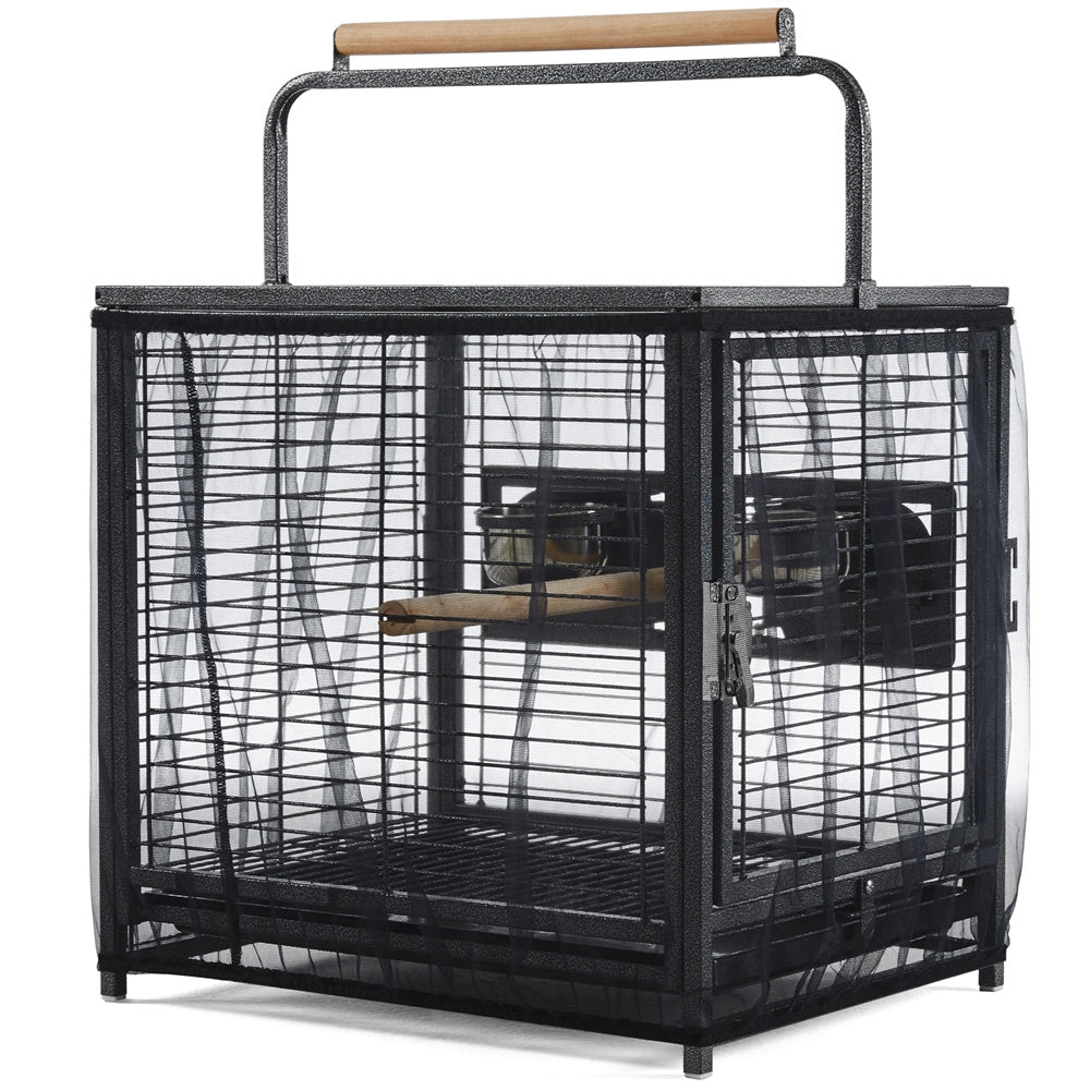 Costoffs Bird Cage Carrier With Seed Guard Litter Tray