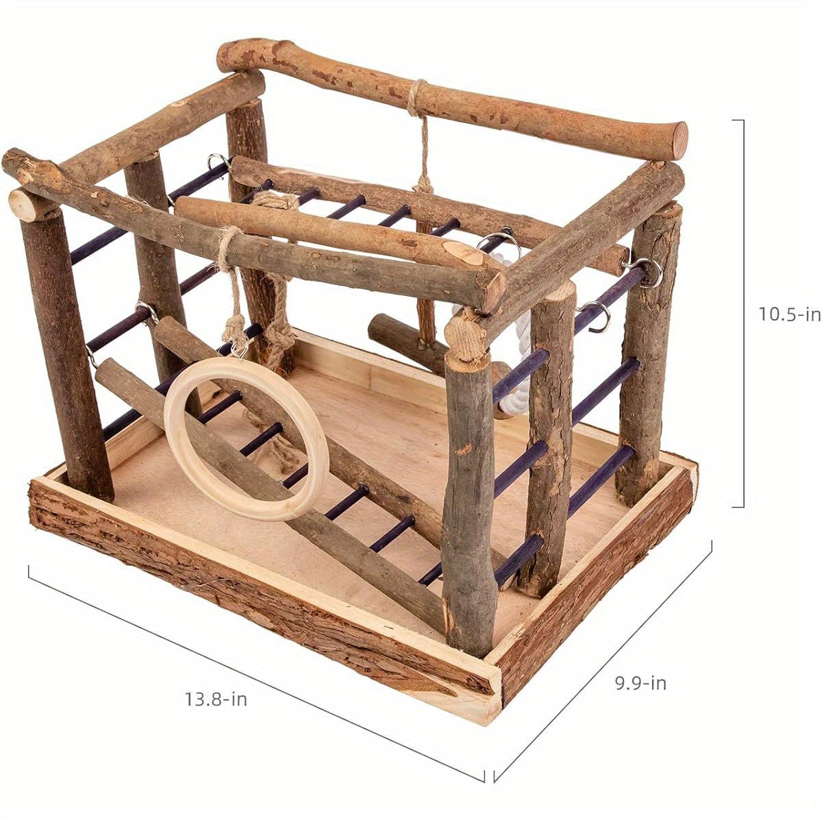 Natural Habitat Bird Playground With Engaging Center