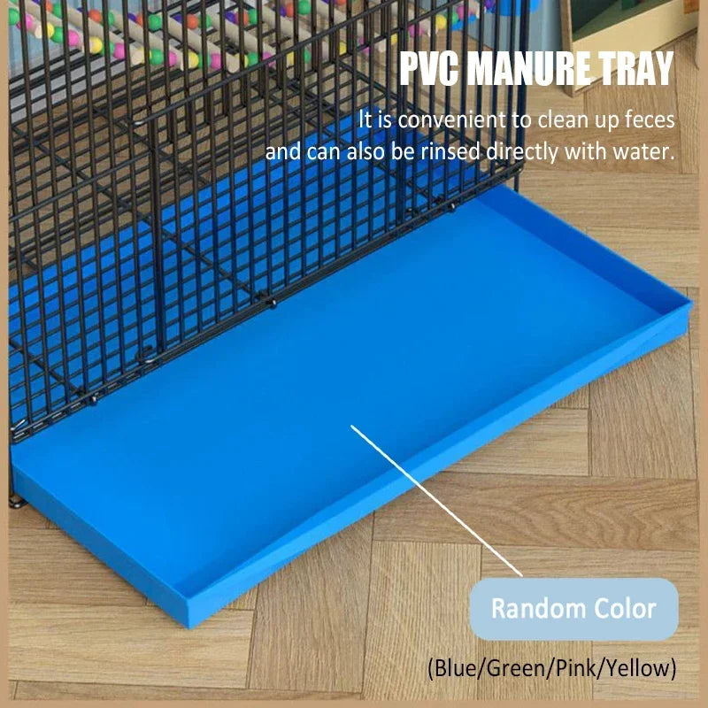 Large Bird Cage Breathable Breeding Parrot Cage Strong Standing Flying Many Birdcage with Bottom Tray Pigeon Cage Bird House Nest