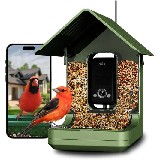 4K HD Bird Feeder with Camera, 32 MP Smart Bird House