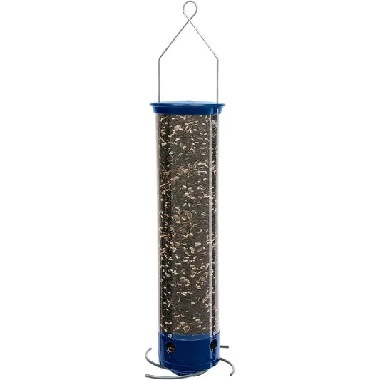 Droll Yankees Whipper Squirrel-Proof Bird Feeder Blue