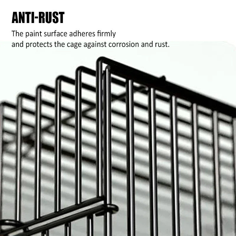 Large Bird Cage Breathable Breeding Parrot Cage Strong Standing Flying Many Birdcage with Bottom Tray Pigeon Cage Bird House Nest