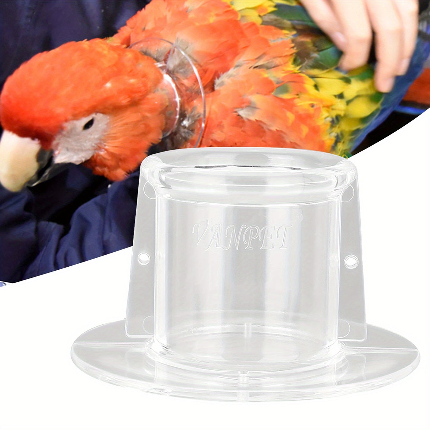 Pet Parrot Anti Bite Picking Feather Wound Healing Collar