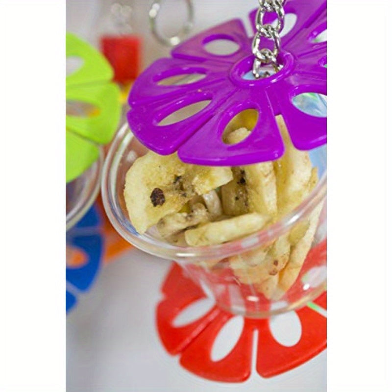 Mobile Forager Cage With Hanging Chains For Small Pets