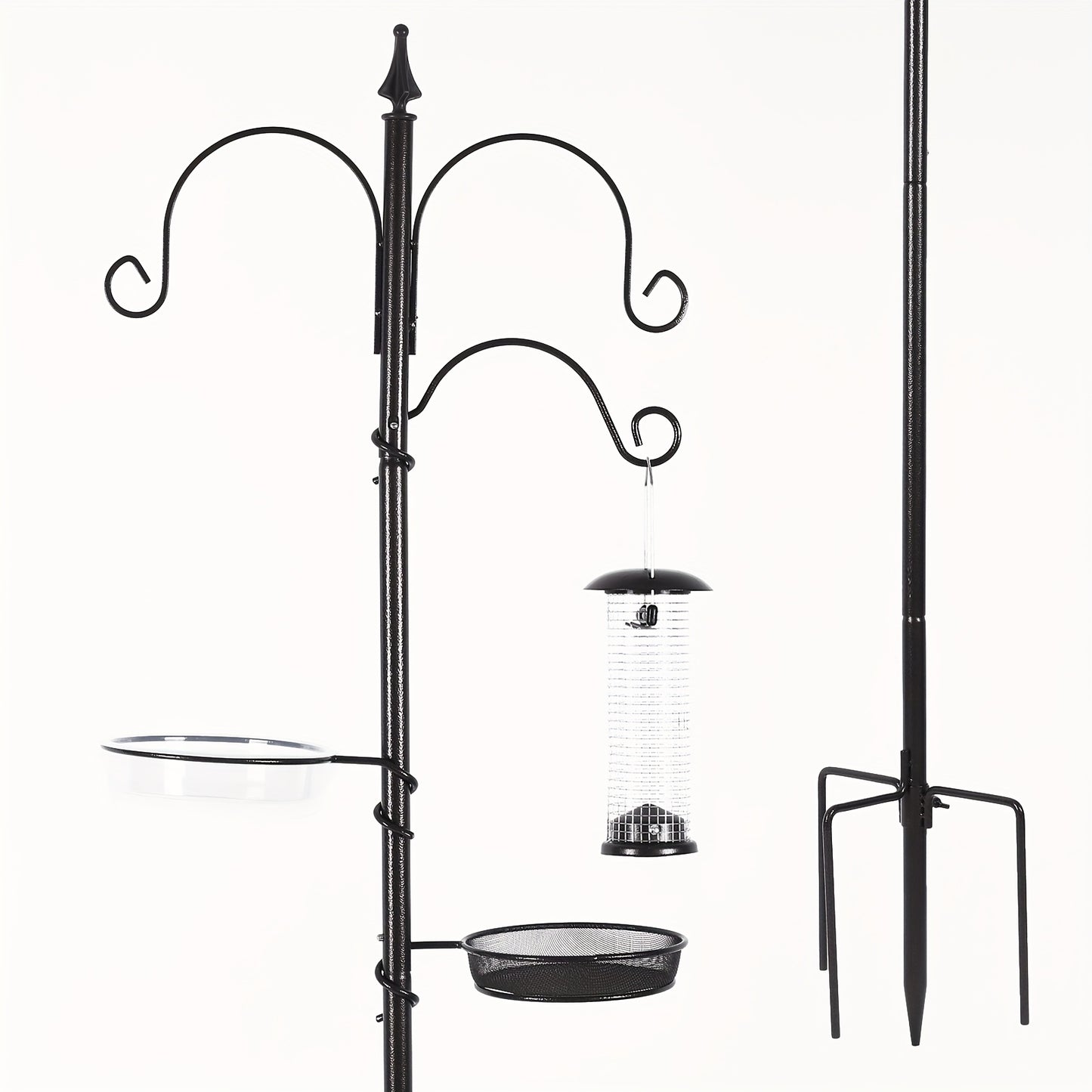 Wild Bird Feeding Station - Multi Feeder Kit For Garden
