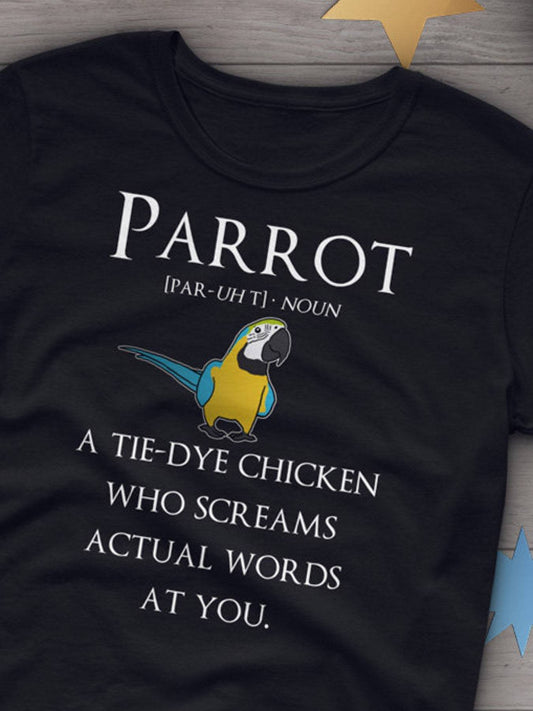 Funny Parrot Shirt for Men and Women, Macaw Lover Tee