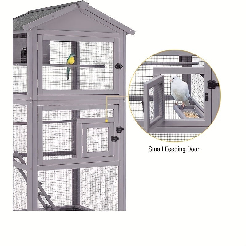 Aivituvin Bird Cages Outdoor Aviary Indoor Parakeet Cage