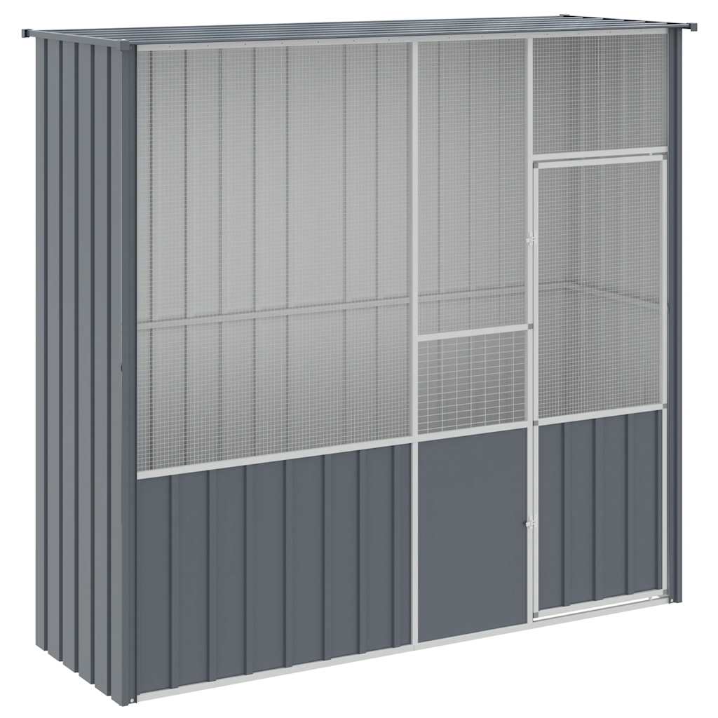 Large Outdoor Bird Cage Aviary for Parrots Made of Galvanized Steel